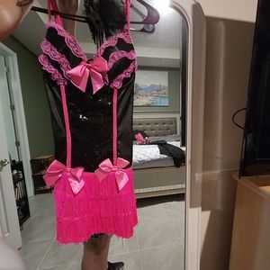Pink flapper costume | S |